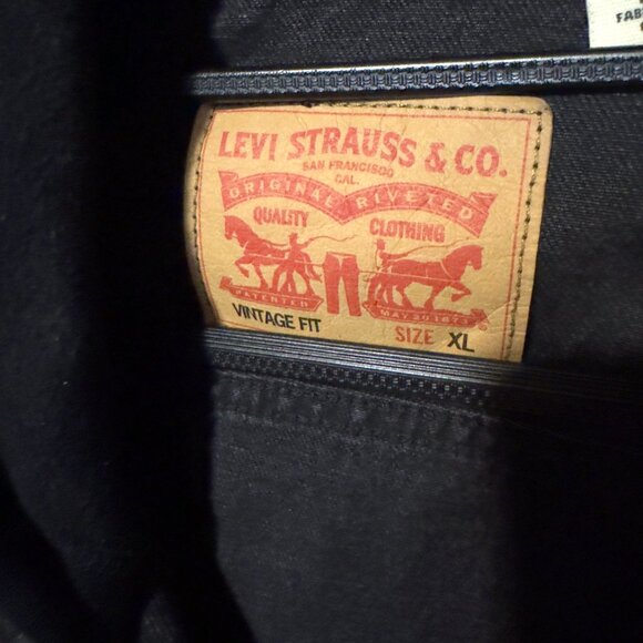 Levi's Jean and Sweater Jacket with Hood - Picture 3 of 4